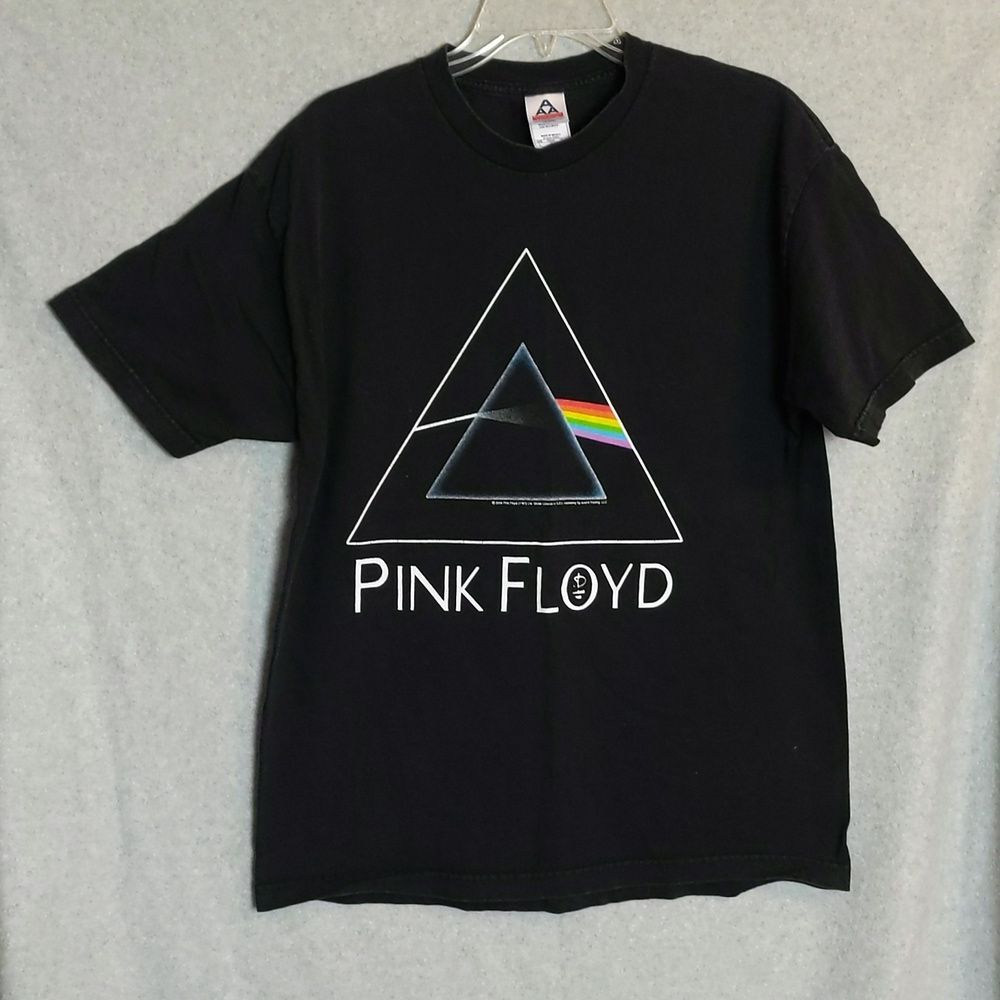Pink Floyd Dsotm Tee Shirt Adult Size L Black 00s Y2K Dark Side Of The Moon VTG